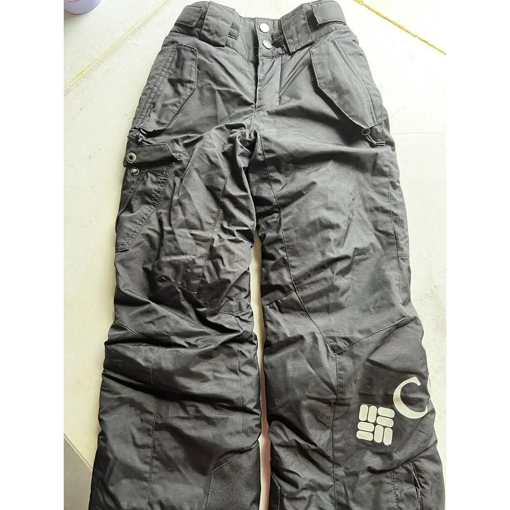 Columbia Unisex Youth 6/7 Bugaboo  Omni-Tech Winter Snow Pants Black‎